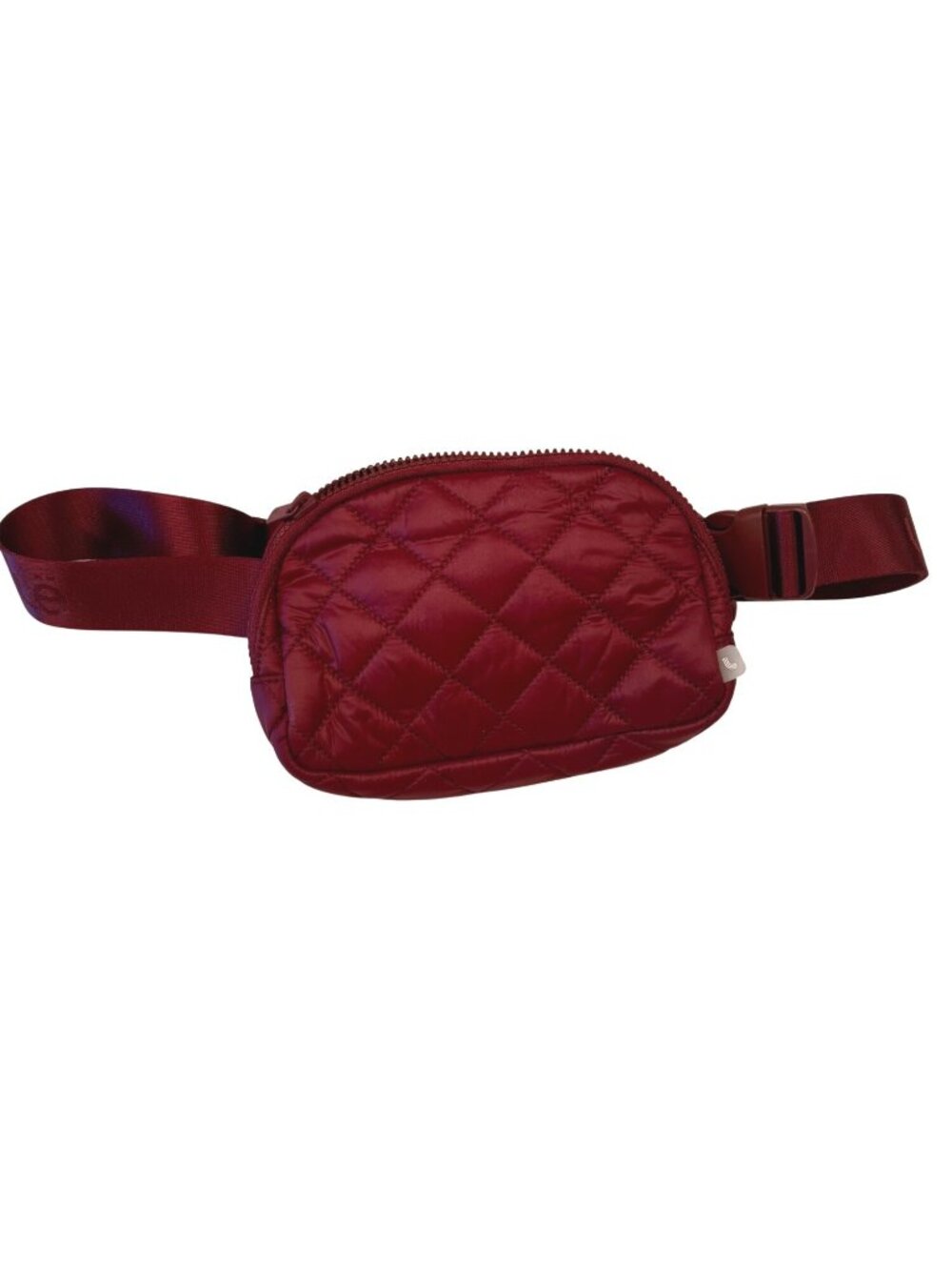 Lole Unisex Quilted Fanny Pack Belt Bag Red NWOT - Picture 2 of 9